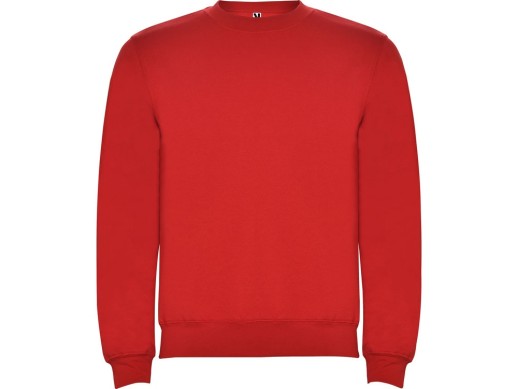 Свитшот с начесом Clasica унисекс, красный
