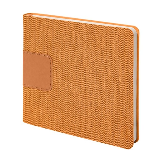 Ежедневник недатированный Scotty, А5-, оранжевый, кремовый блок, без обреза 24701/05