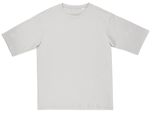 Футболка Berlin к/р оверсайз, 100% хлопок, 180гр, жемчужный с нанесением логотипа с нанесением логотипа