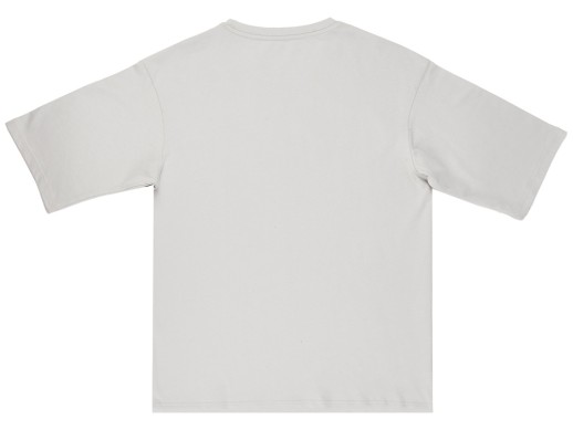 Футболка Berlin к/р оверсайз, 100% хлопок, 180гр, жемчужный с нанесением логотипа с нанесением логотипа