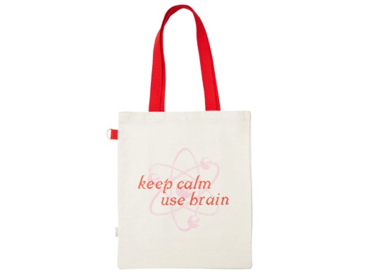 Сумка для покупокTopiс из переработанных материалов с наружным цветным карманом, красный (трафаретн)