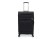 Чемодан TORBER НЕРО, чёрный, переработанный ПЭТ, 48 х 28 х 79 см, 90 л с нанесением логотипа с нанесением логотипа