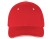 Бейсболка New Castle 6-ти панельная, красный/натуральный