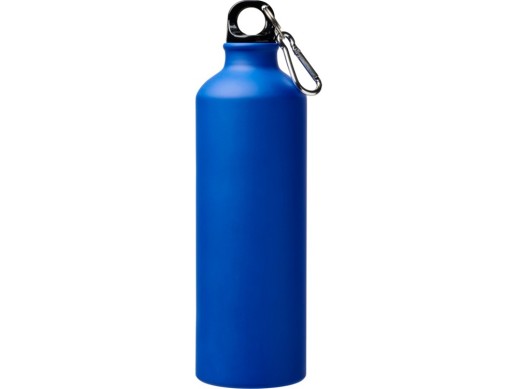 Матовая спортивная бутылка Pacific объемом 770 мл с карабином, cиний