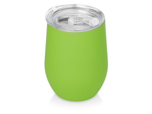 Термокружка Vacuum mug C1, soft touch, 370мл, зеленое яблоко с нанесением логотипа с нанесением логотипа