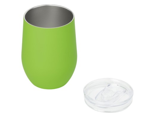 Термокружка Vacuum mug C1, soft touch, 370мл, зеленое яблоко с нанесением логотипа с нанесением логотипа