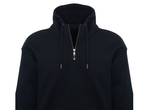 Худи Hamburg, унисекс, черный, ДТФ текстиль