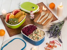 Ланч-бокс Spiga 750 мл для микроволновой печи, зеленый (Р)