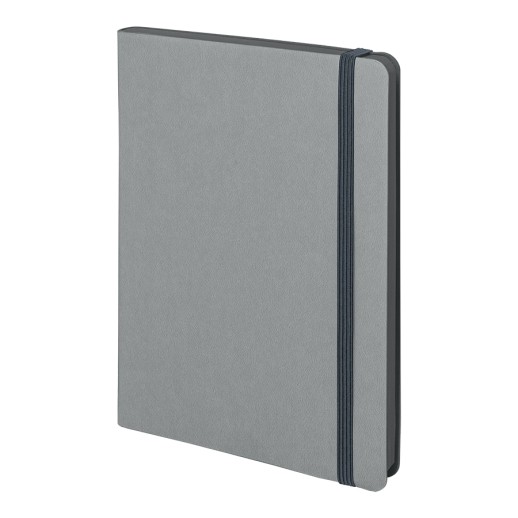 Ежедневник недатированный Shady, А5, серый, кремовый блок в линейку, серый обрез   24700/29