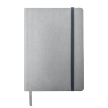 Ежедневник недатированный Shady, А5, серый, кремовый блок в линейку, серый обрез 24700/29