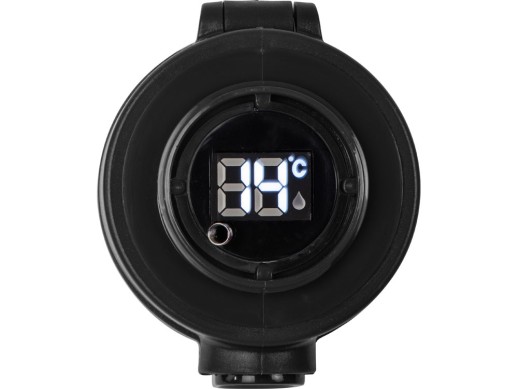 Вакуумная термокружка Waterline с медной изоляцией Bravo, 400 мл, тубус, черный с нанесением логотипа с нанесением логотипа