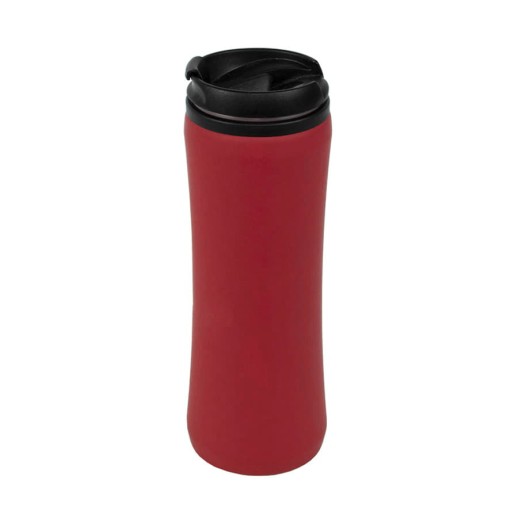 Набор подарочный OFFICEKIT: термос, ежедневник, ручка, стружка, коробка, красный   39513/08