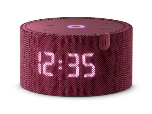 Умная колонка ЯНДЕКС Станция Мини с часами, 10 Вт, с Алисой, цвет: красный (YNDX-00020R)