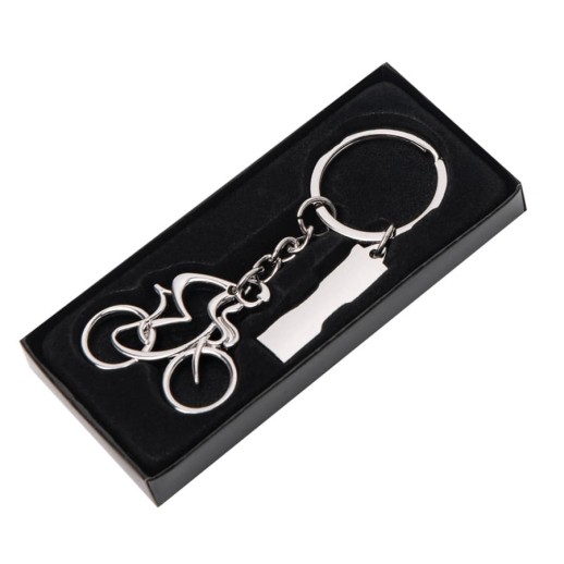Брелок SILV CYCLIST; 4,0 x 4,0 x 0,4 см; металл   50130
