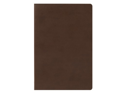 Ежедневник А5 недатированный Megapolis Velvet Flex, коричневый