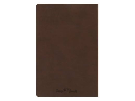 Ежедневник А5 недатированный Megapolis Velvet Flex, коричневый