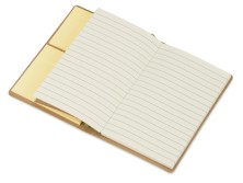 Блокнот А6 Write and stick с ручкой и набором стикеров, зеленое яблоко