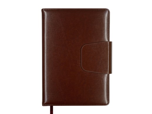 Ежедневник А5 недатированный Prestige, темно-коричневый