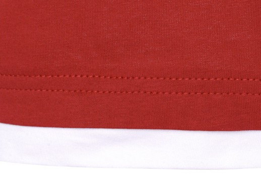 Футболка Rotterdam мужская, красный/белый