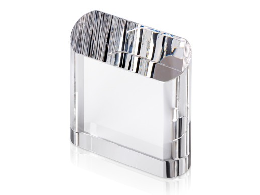 Награда 12x4x12,1 см Triumph, прозрачная с нанесением логотипа с нанесением логотипа