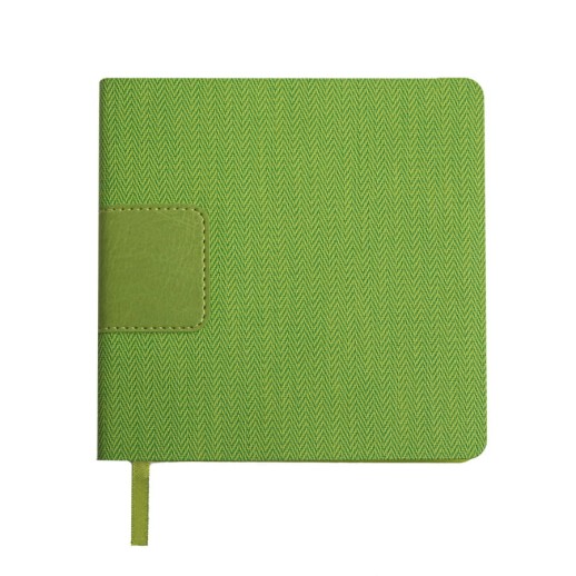 Ежедневник недатированный Scotty, А5-, зеленое яблоко, кремовый блок, без обреза 24701/27