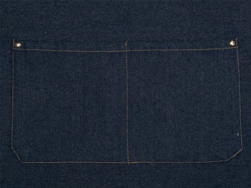 Джинсовый фартук с карманами Fry, синий