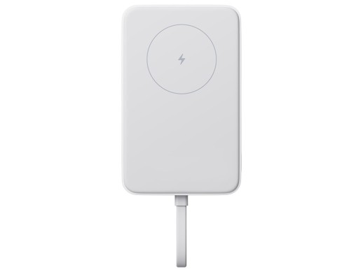 Внешний аккумулятор с кабелем Xiaomi 33W Magnetic Power Bank 10000mAh (Integrated Cable) White с нанесением логотипа с нанесением логотипа