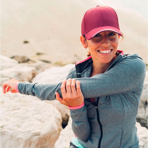 Бейсболка ESTORIL, 6 клиньев, застежка на липучке ,   25407.35