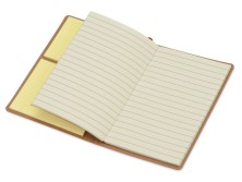 Блокнот А6 Write and stick с ручкой и набором стикеров, красный