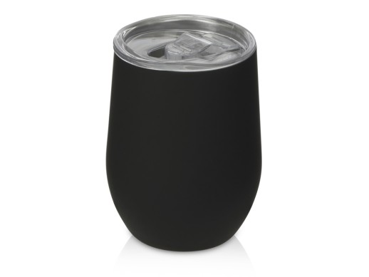 Термокружка Vacuum mug C1, soft touch, 370мл, черный с нанесением логотипа с нанесением логотипа