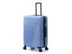 Чемодан TORBER Lama, синий, ABS-пластик, 49 х 29,5 х 77 см, 92 л