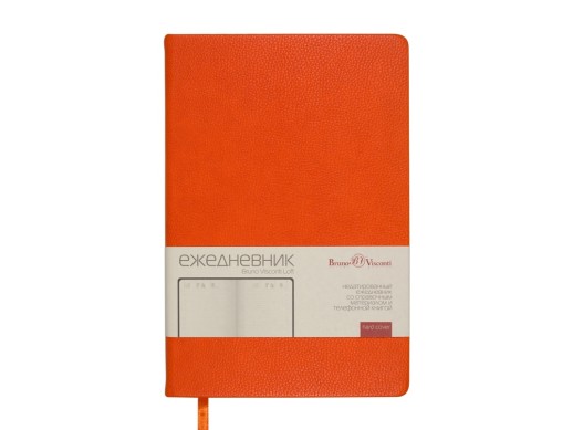 Ежедневник недатированный А5 Loft, оранжевый