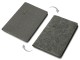 Двустороннее портфолио из рпет-фетра и искусственной кожи Felt, серый