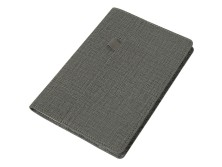 Двустороннее портфолио из рпет-фетра и искусственной кожи Felt, серый