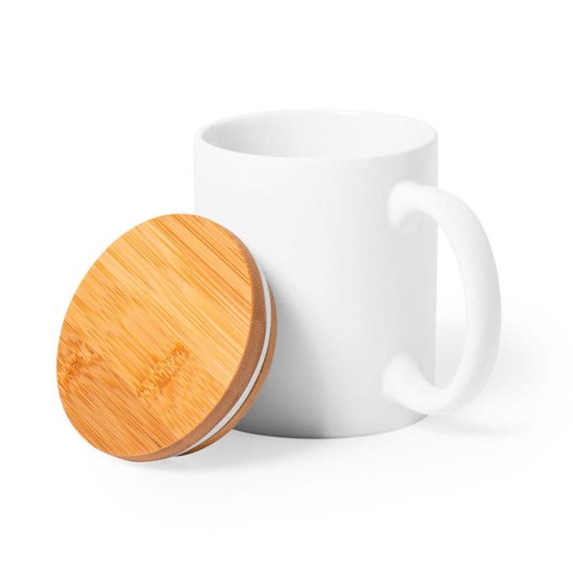 Кружка YOTEL, керамика, бамбук   346586