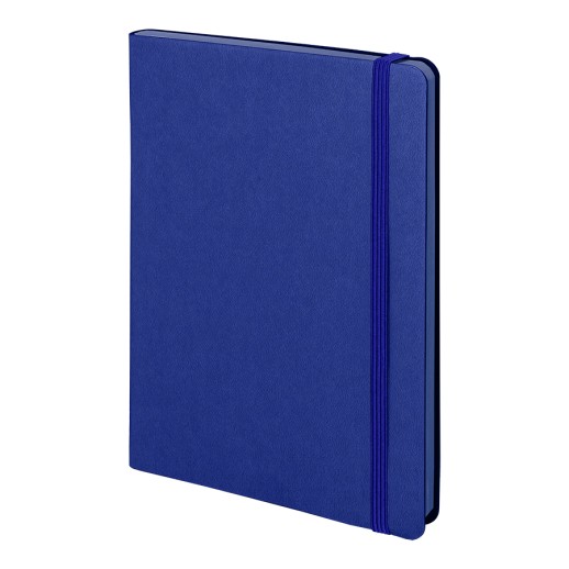 Ежедневник недатированный Shady, А5, синий, кремовый блок в линейку, темно-синий обрез   24700/25