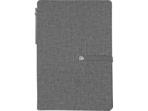 Блокнот А6 Write and stick с ручкой и набором стикеров, серый