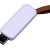 USB-флешка промо на 32 Гб прямоугольной формы, выдвижной механизм, белый