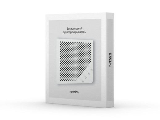 Портативная акустика Rombica mysound Note White с нанесением логотипа с нанесением логотипа