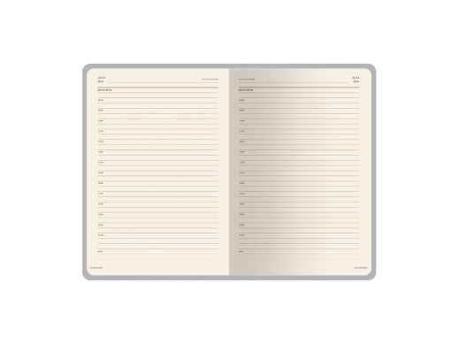 Ежедневник недатированный А5+ Classic, графитовый серый