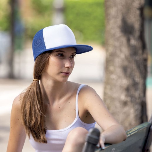 Бейсболка SNAP 90S, 5 клиньев, пластиковая застежка , - 25423.25