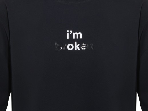 Футболка оверсайз Vienna унисекс , черный с нанесением Трафарет Скульптура 2 цвета