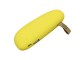 PB_Small_stone Универсальное зарядное устройство power bank в форме камня. 2600MAH. Желтый с нанесением логотипа с нанесением логотипа