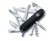 Нож перочинный VICTORINOX Huntsman, 91 мм, 15 функций, чёрный с нанесением логотипа с нанесением логотипа