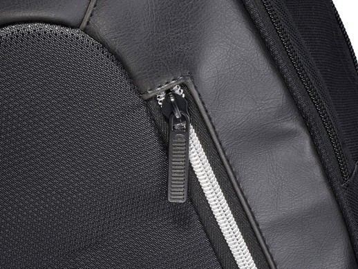 Рюкзак Ravy для ноутбука 15.6 с защитой RFID, черный с нанесением логотипа с нанесением логотипа