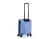 Чемодан TORBER ЛАМА, синий, ABS-пластик, 38 х 21 х 55 см, 37 л с нанесением логотипа с нанесением логотипа