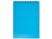 Блокнот на пружине в пластиковой обложке А5, синий