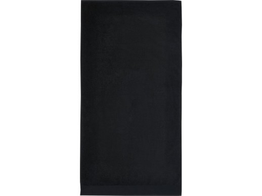 Полотенце для ванны Ellie из хлопка плотностью 550 г/м2 и размером 70x140 см, черный
