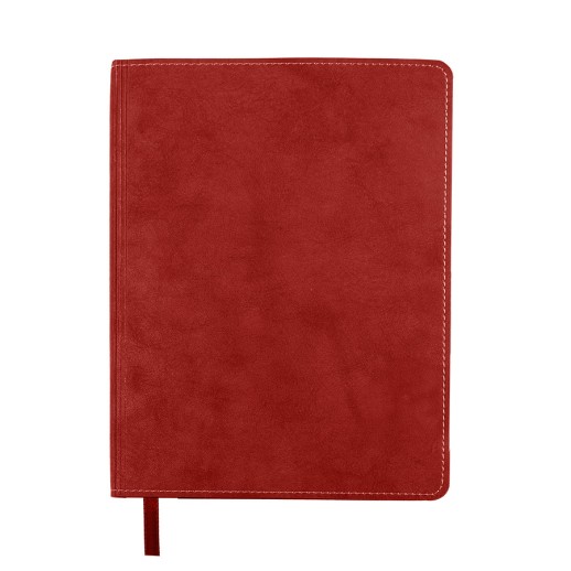Ежедневник недатированный EMBER, бордовый, формат А5, блок в линейку   24750/13 с нанесением логотипа с нанесением логотипа