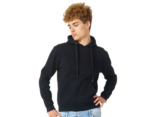 Толстовка с капюшоном Amsterdam мужская, черный с нанесением логотипа с нанесением логотипа